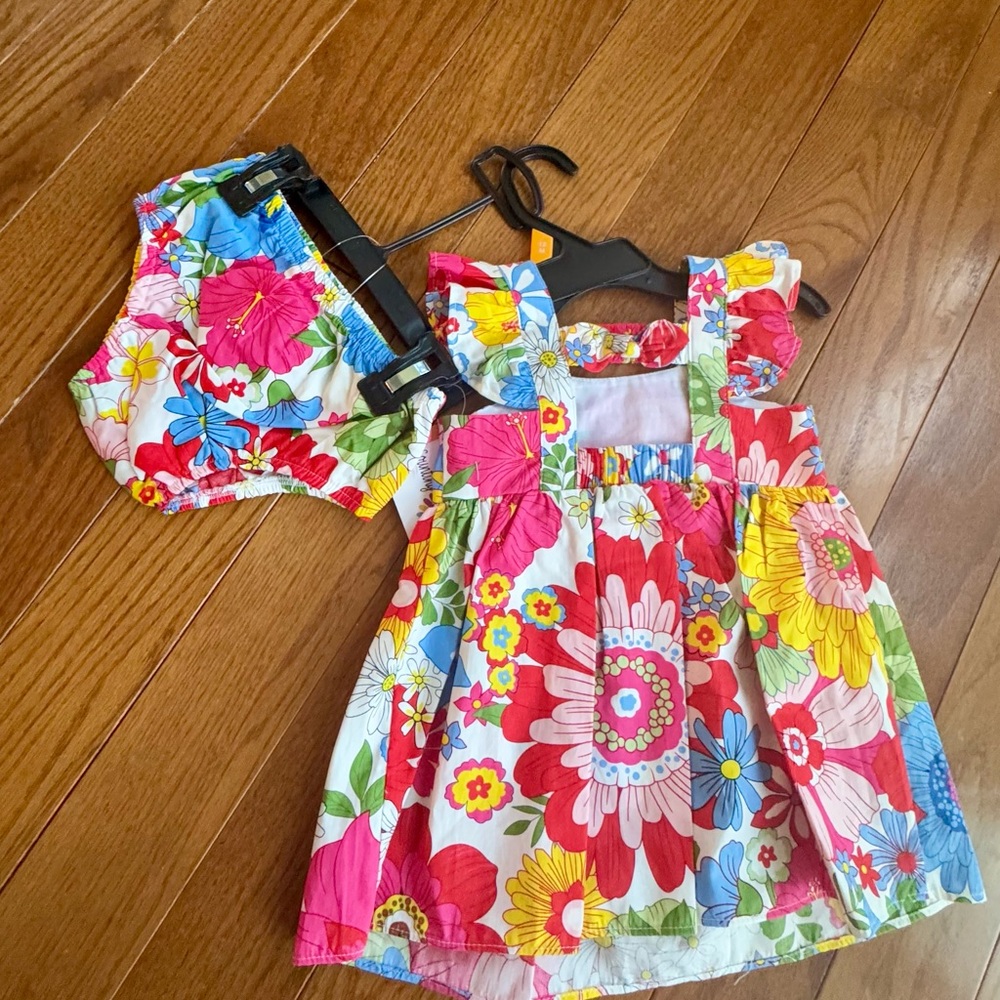 Girls Floral Summer Dress (Size 18M) NWT - Picture 2 of 2